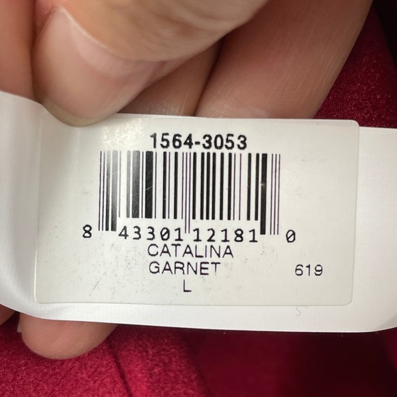 Dress the Population Catalina Cocktail Dress Large Red Pockets Fit & Flare New - Picture 8 of 12